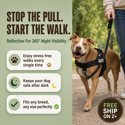 Personalized No-Pull Dog Harness