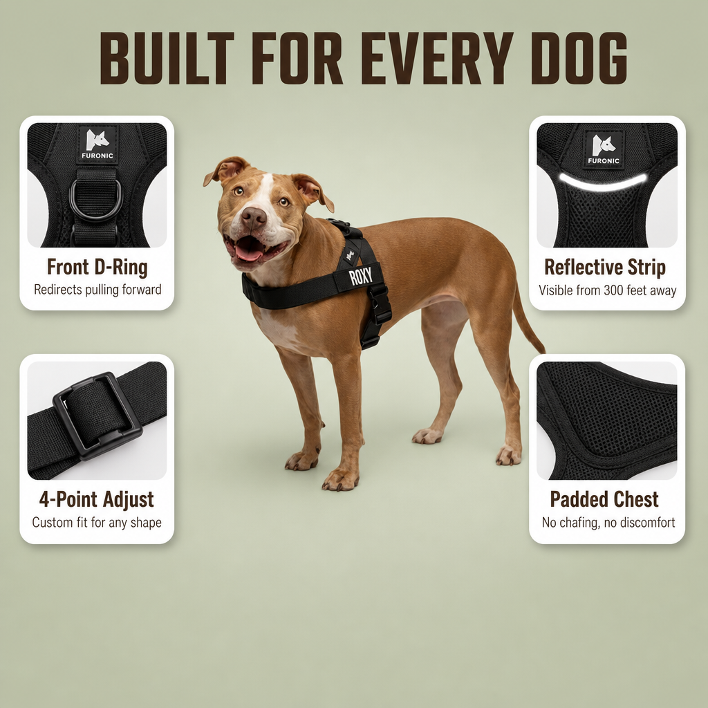Personalized No-Pull Dog Harness